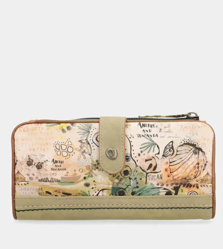 Amazonia Large Flexible Rfid Wallet | Anekke New