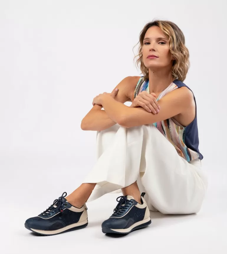 Hollywood Navy Blue Sneakers | Anekke Cheap