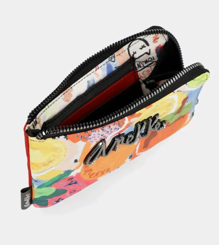 Nature Colors Red Coin Purse With Red Wallet | Anekke Sale