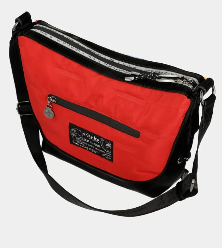 Nature Colors Red Large Shoulder Bag | Anekke Flash Sale