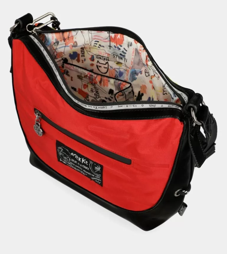 Nature Colors Red Large Shoulder Bag | Anekke Flash Sale