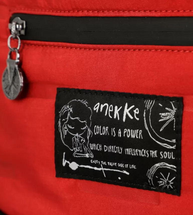 Nature Colors Red Large Shoulder Bag | Anekke Flash Sale