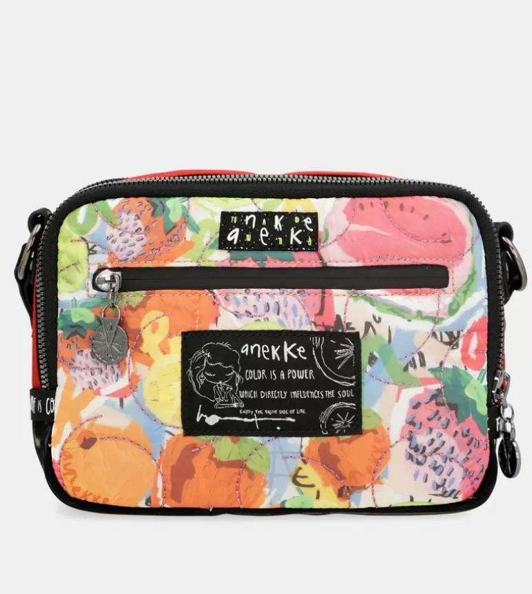 Nature Colors Red Rectangular Shoulder Bag | Anekke Store