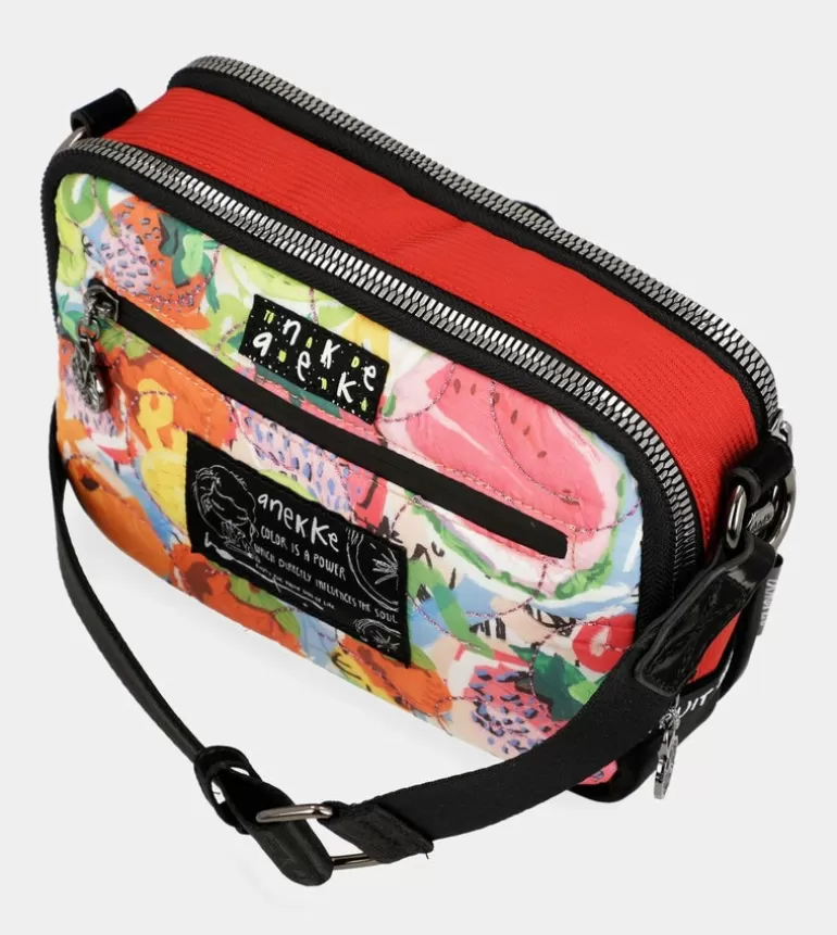 Nature Colors Red Rectangular Shoulder Bag | Anekke Store
