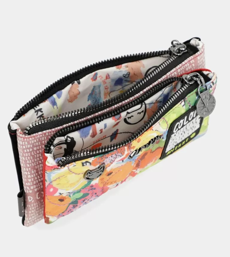 Nature Colors Red Wallet Purse | Anekke Discount